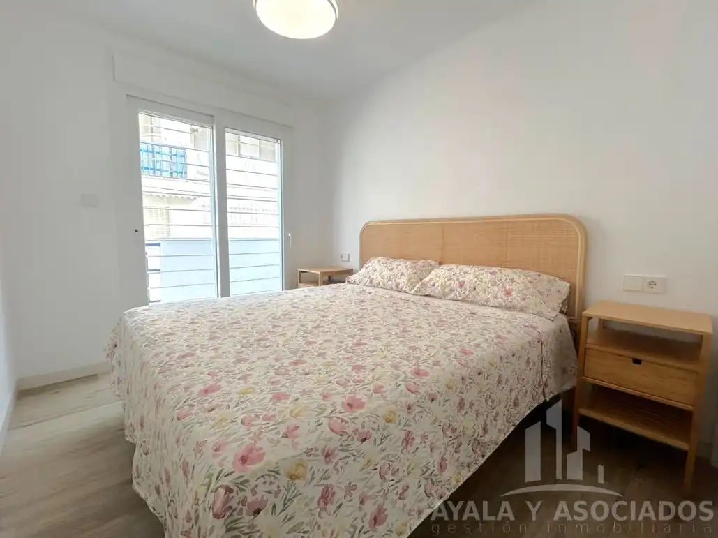 Schlafzimmer von Wohnung zum Verkauf in La Manga del Mar Menor mit Klimaanlage, Heizung und Parkett