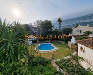 Garden of House or chalet to rent in Dénia  with Air Conditioner, Heating and Private garden