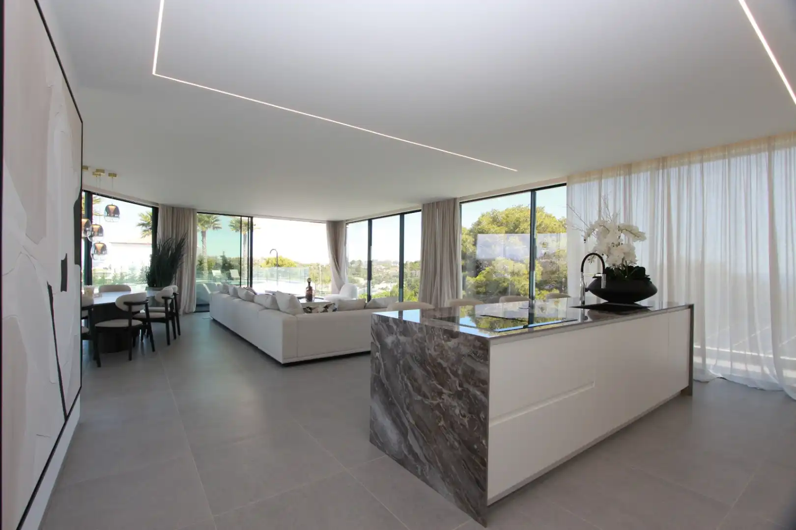 Sala d'estar de Casa o xalet en venda en Jávea / Xàbia amb Aire condicionat, Calefacció i Jardí privat