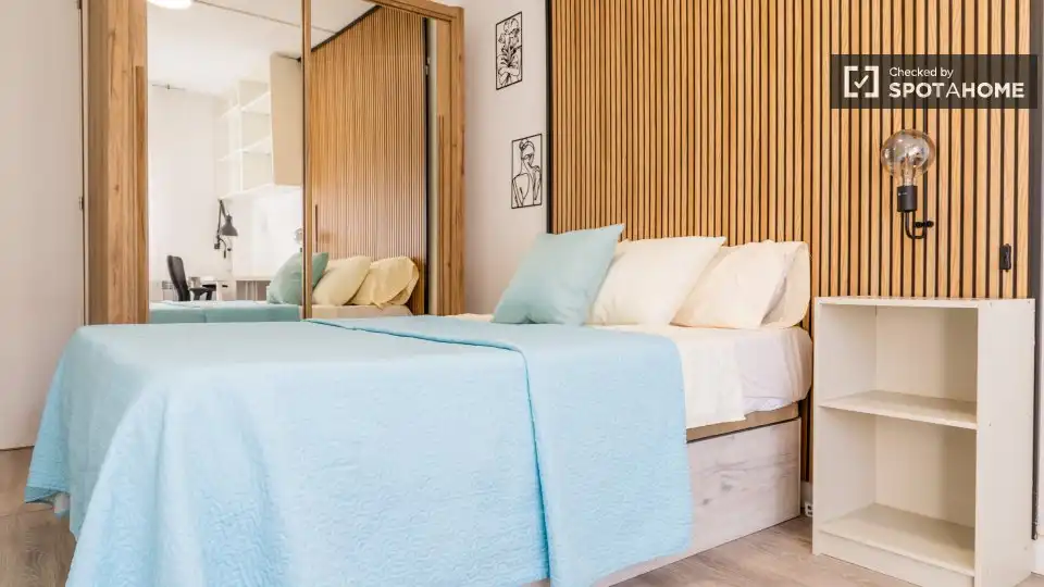 Habitación de Piso para compartir en Madrid con Aire acondicionado, Calefacción y Terraza