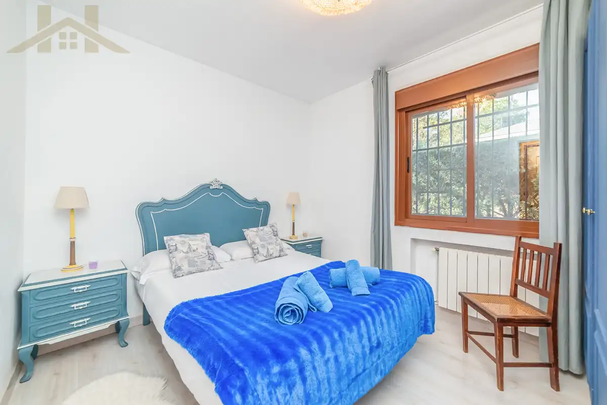 Dormitori de Casa o xalet en venda en Manzanares El Real amb Jardí privat, Terrassa i Traster