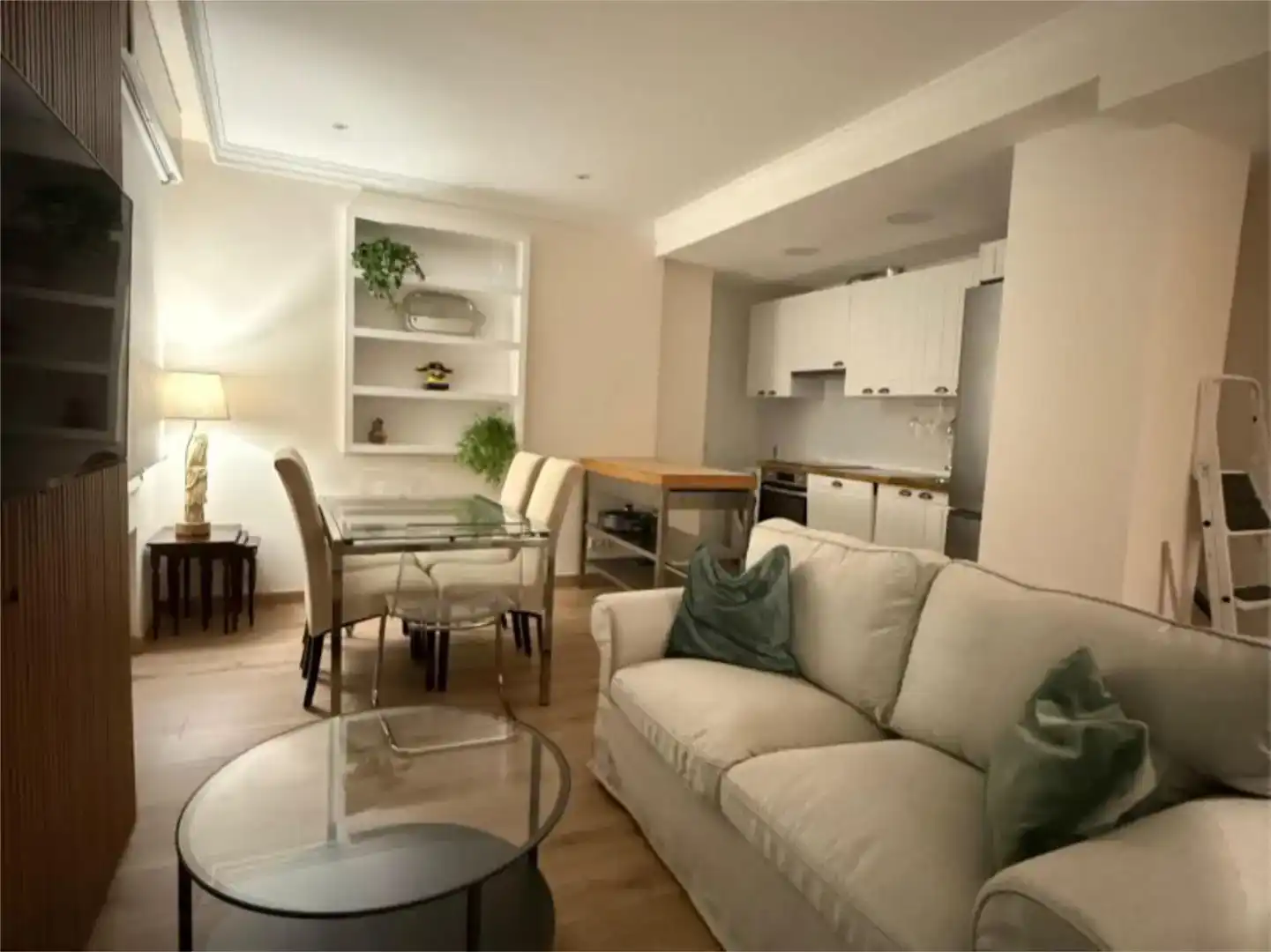 Wohnzimmer von Wohnung zur Miete in Getxo 