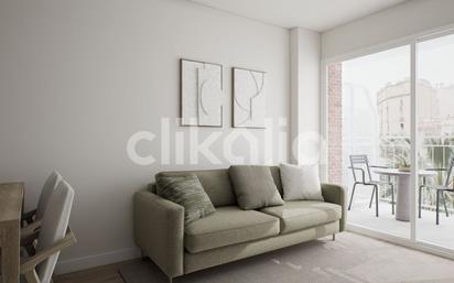 Living room of Flat for sale in  Barcelona Capital  with Air Conditioner, Heating and Terrace