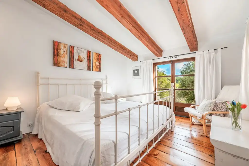 Habitación de Finca rústica en venta en Andratx con Jardín privado, Parquet y Terraza