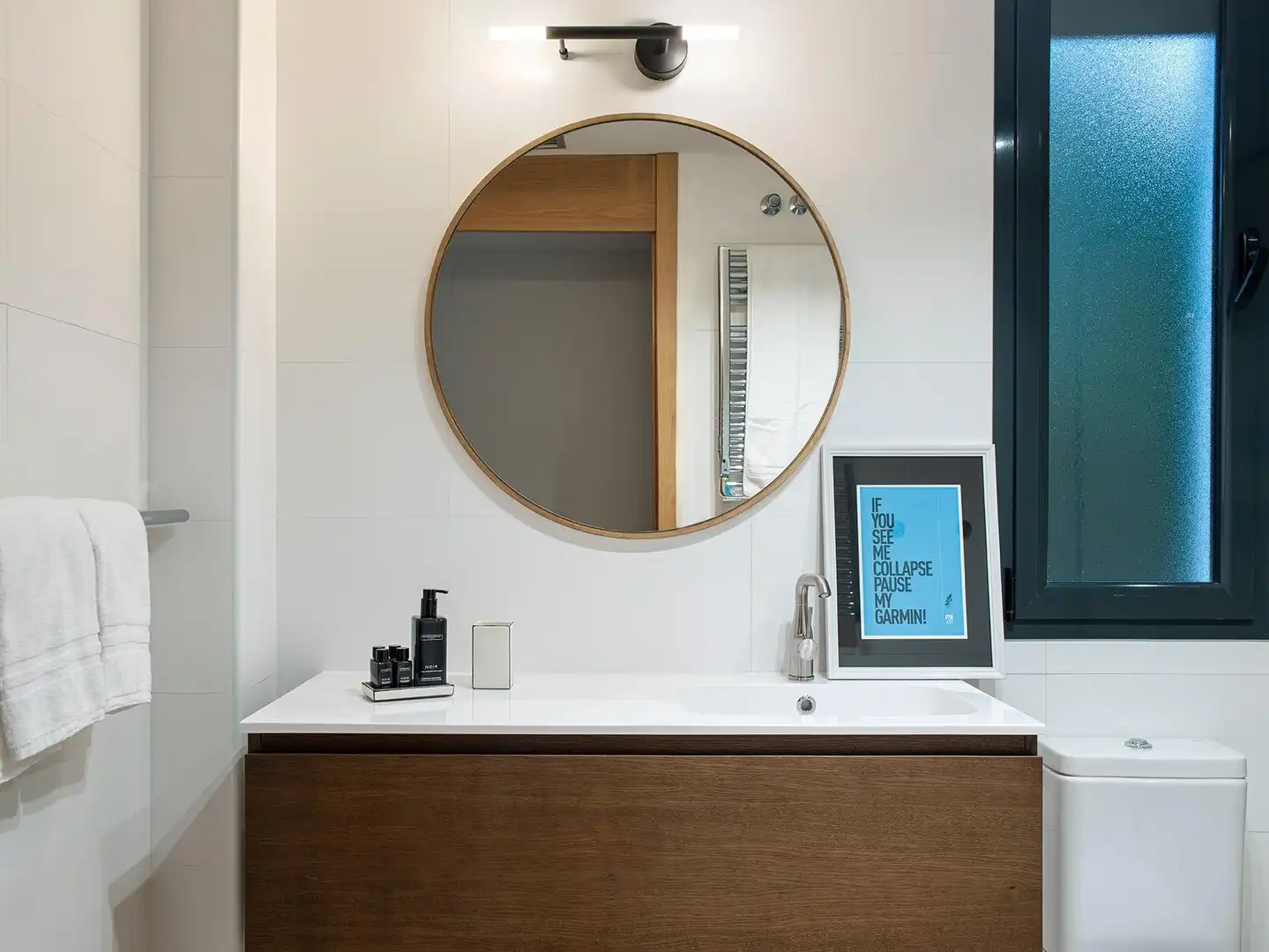 Bathroom of Houses for sale in Calpe / Calp  with Air Conditioner, Heating and Private garden