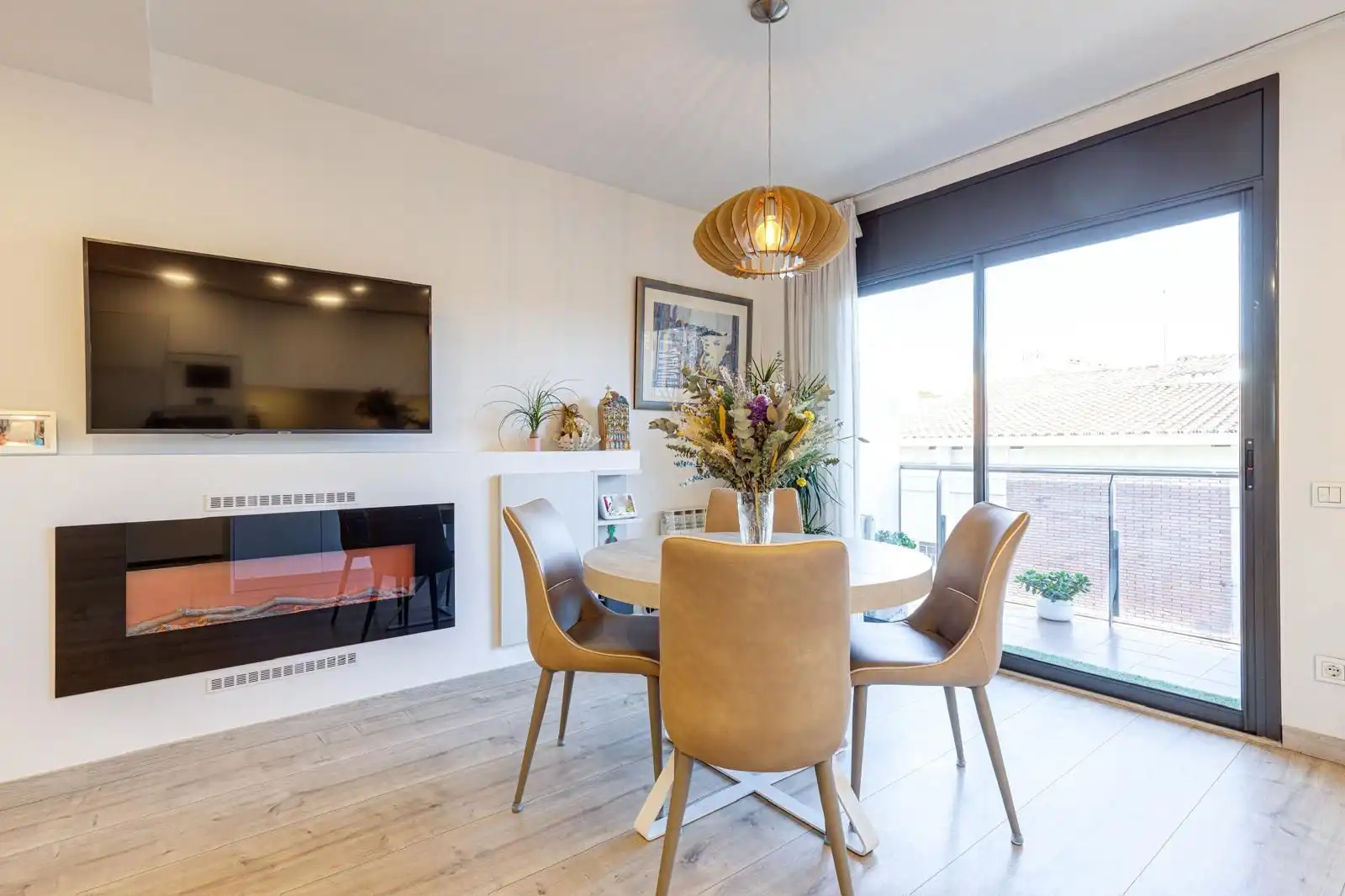 Dining room of Flat for sale in Sant Joan Despí  with Air Conditioner, Heating and Private garden