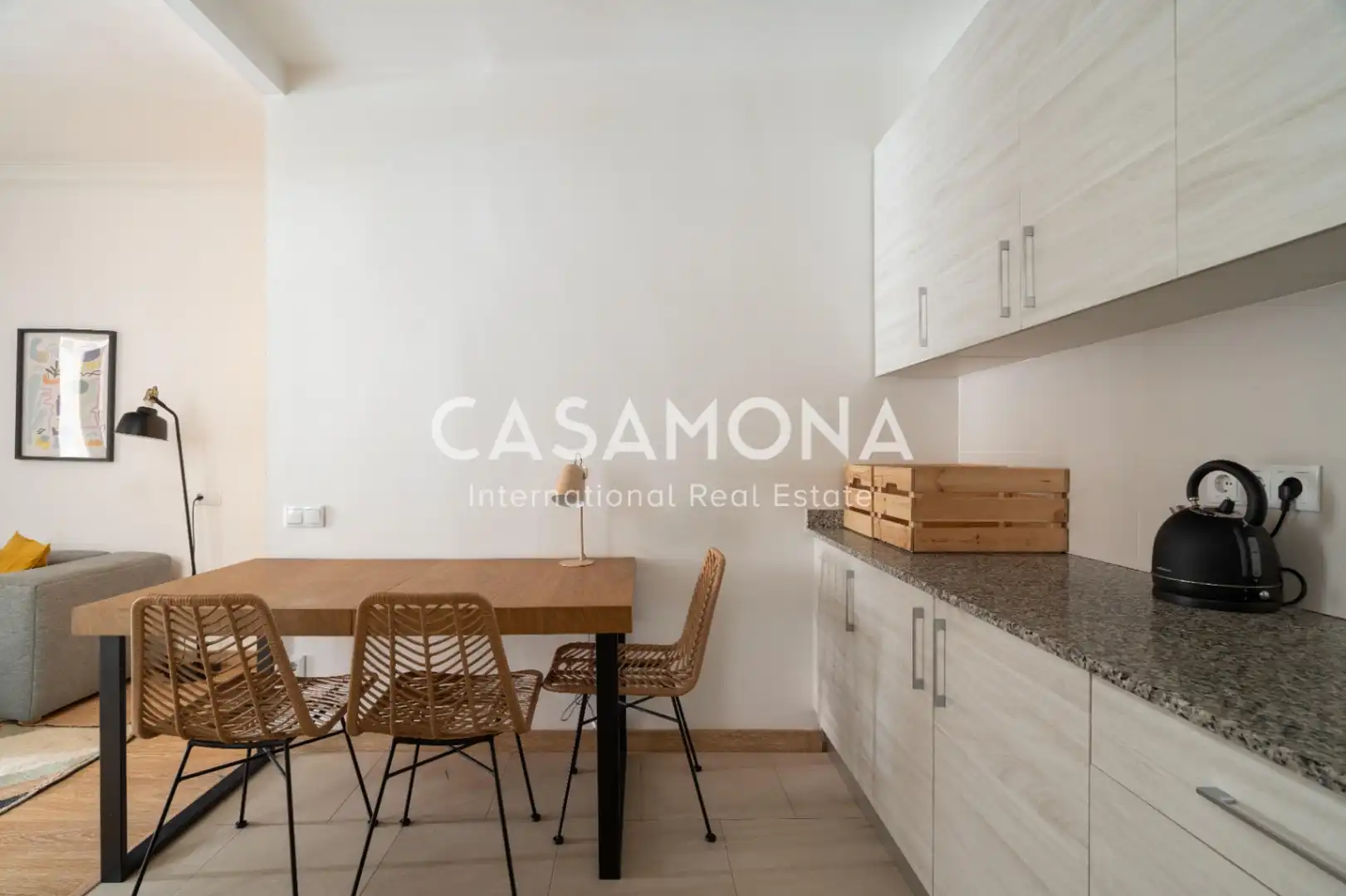 Kitchen of Apartments for rent in Barcelona  with Air Conditioner, Heating and Terrace