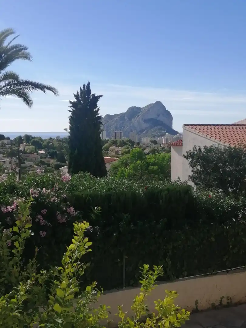 Vista exterior de Casa o chalet en venta en Calpe / Calp con Jardín privado, Terraza y Amueblado