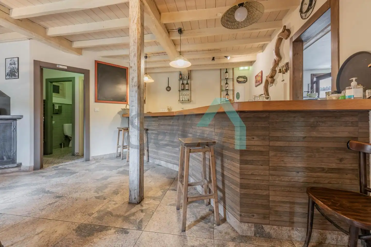 Cocina de Casa o chalet en venta en Sobrescobio con Calefacción, Jardín privado y Terraza