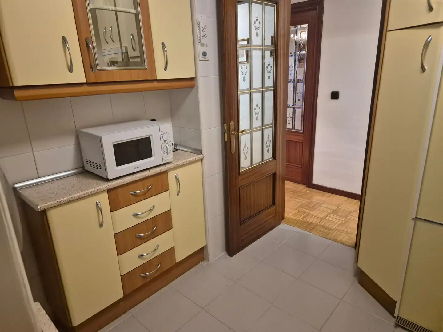 Kitchen of Flat for sale in Palencia  with Heating, Parquet flooring and Terrace