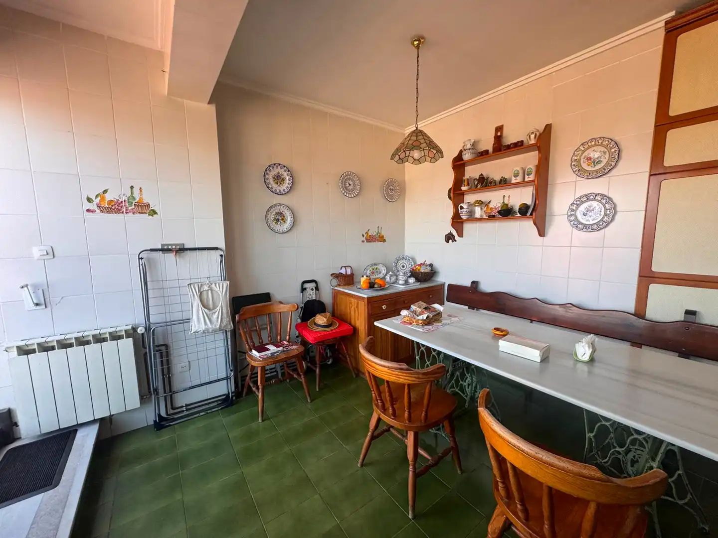 Küche von Wohnung zum Verkauf in Santander mit Heizung, Terrasse und Abstellraum