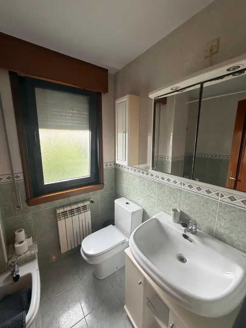 Bathroom of Flat for rent in Lugo  with Heating, Furnished and Oven
