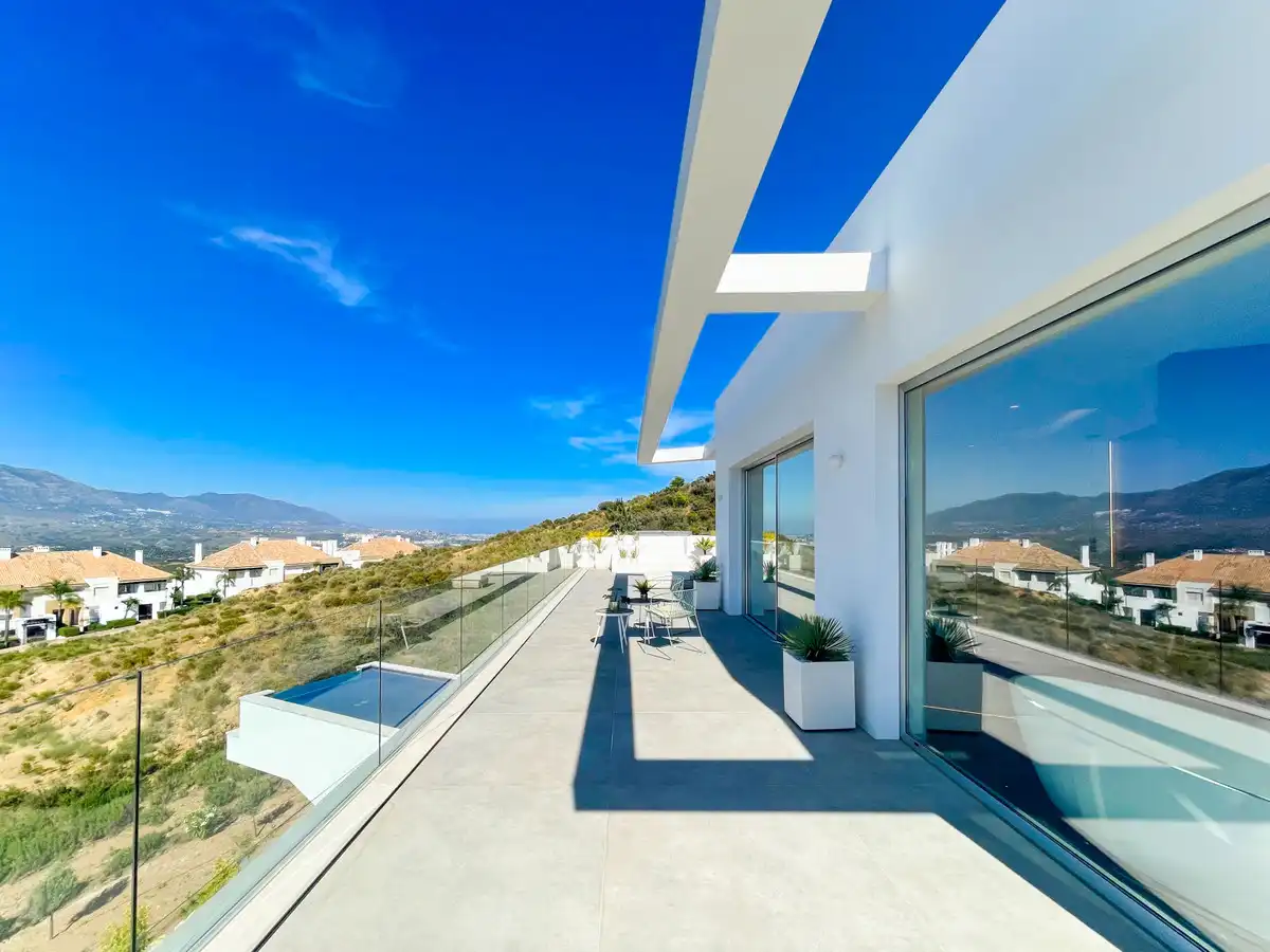 Terrace of Houses for sale in Mijas  with Air Conditioner, Private garden and Terrace