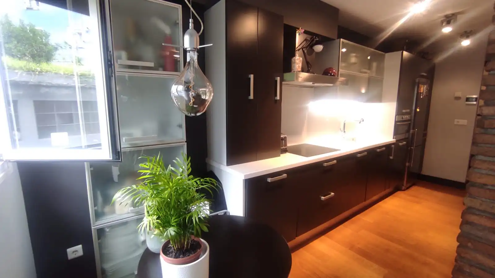 Cocina de Piso en venta en Eibar con Calefacción, Parquet y Amueblado