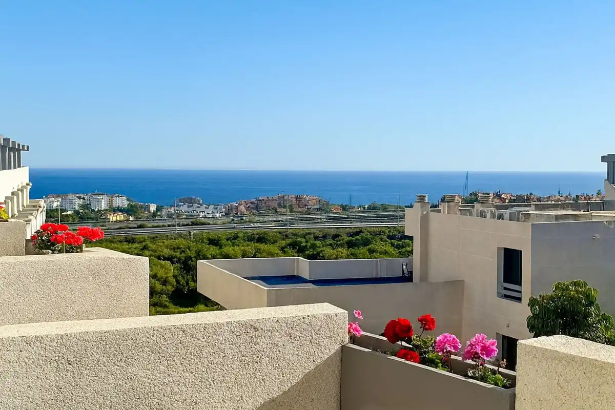 Terrassa de Dúplex en venda en Mijas amb Aire condicionat, Calefacció i Piscina