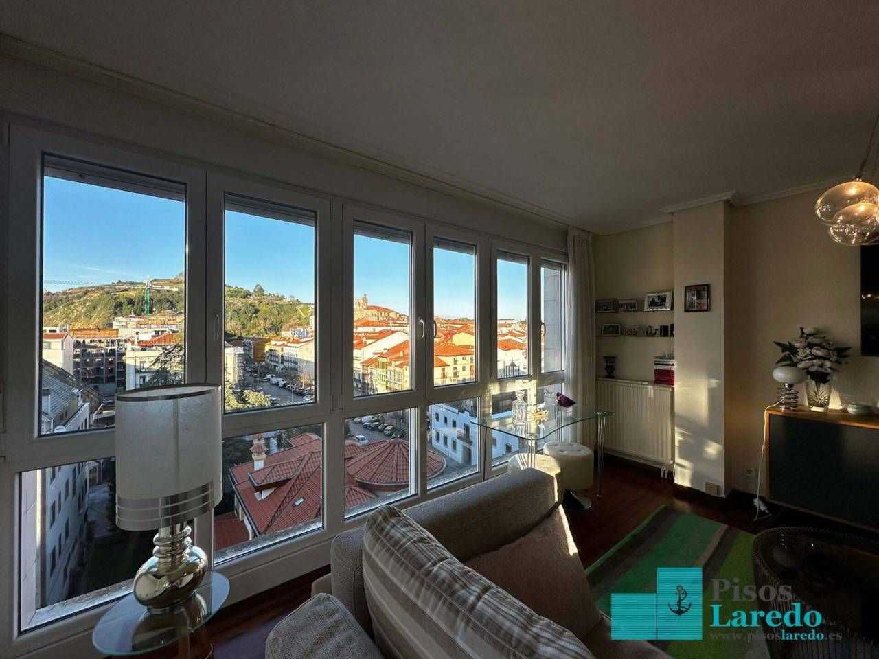 Living room of Flat for sale in Laredo  with Heating, Parquet flooring and Terrace
