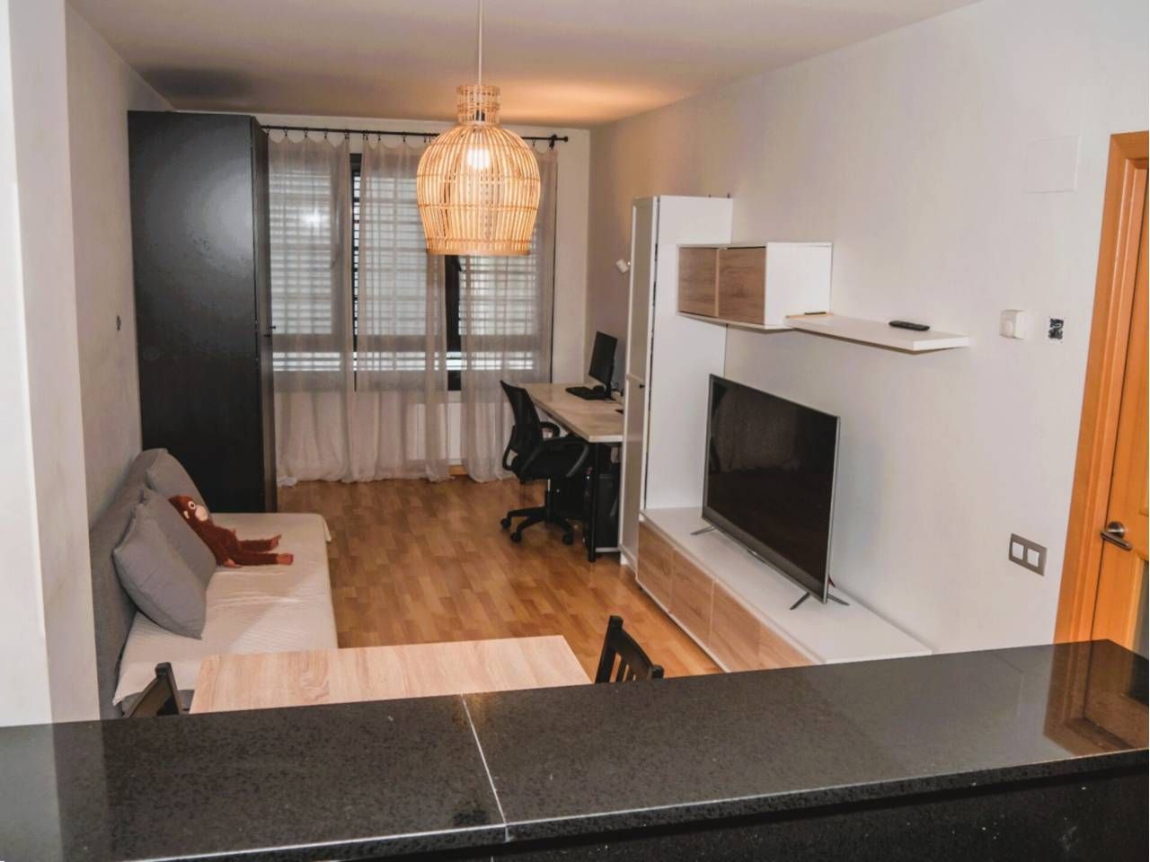 Living room of Flat for sale in Sabadell  with Heating and Parquet flooring