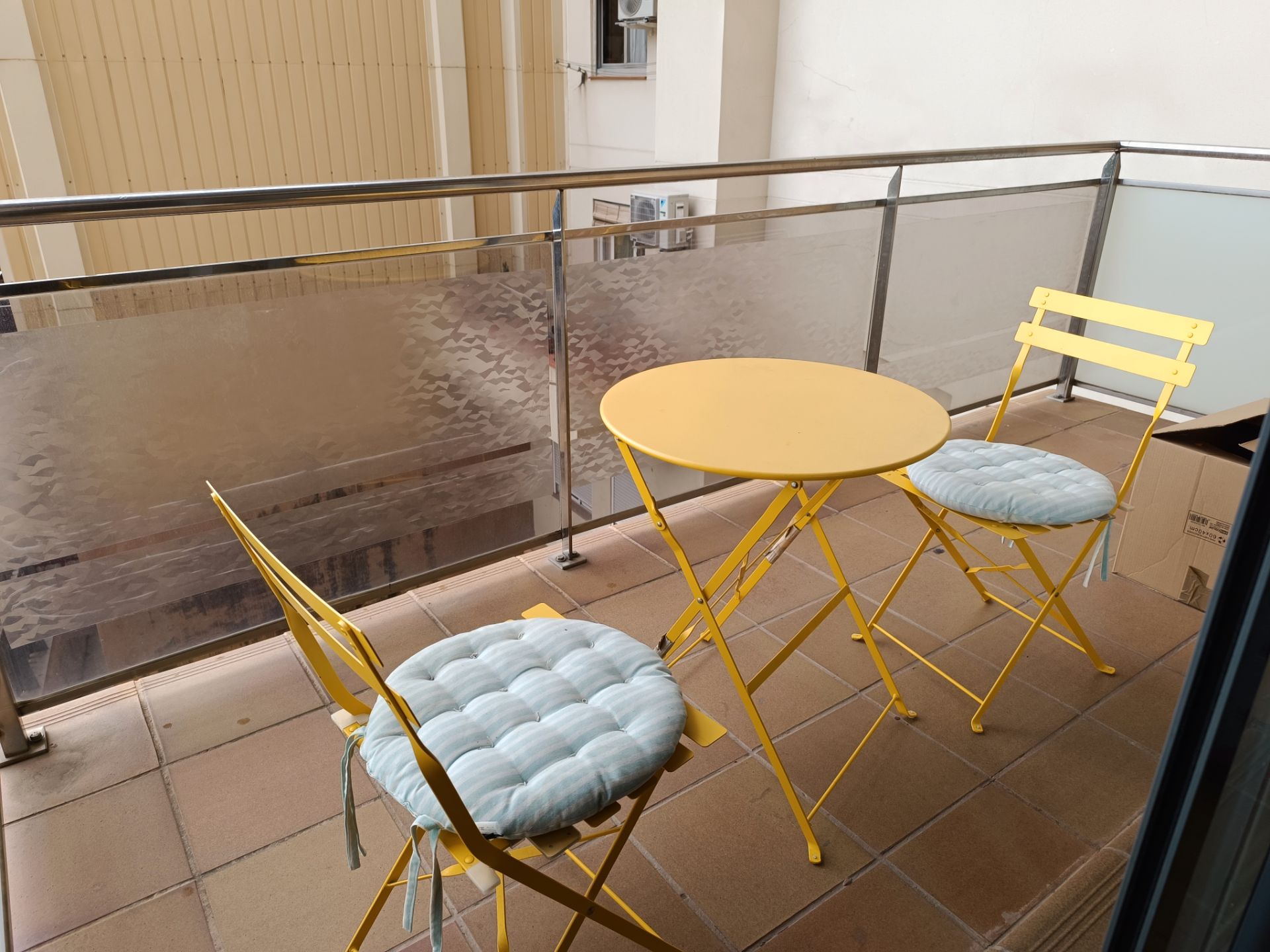 Balcony of Flat to rent in  Barcelona Capital  with Air Conditioner, Heating and Parquet flooring