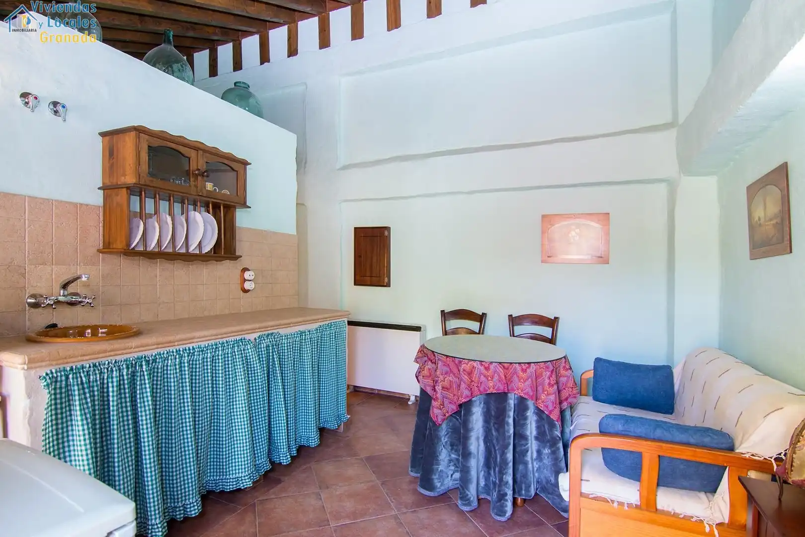 Cocina de Casa o chalet en venta en Huétor Tájar con Calefacción, Jardín privado y Terraza