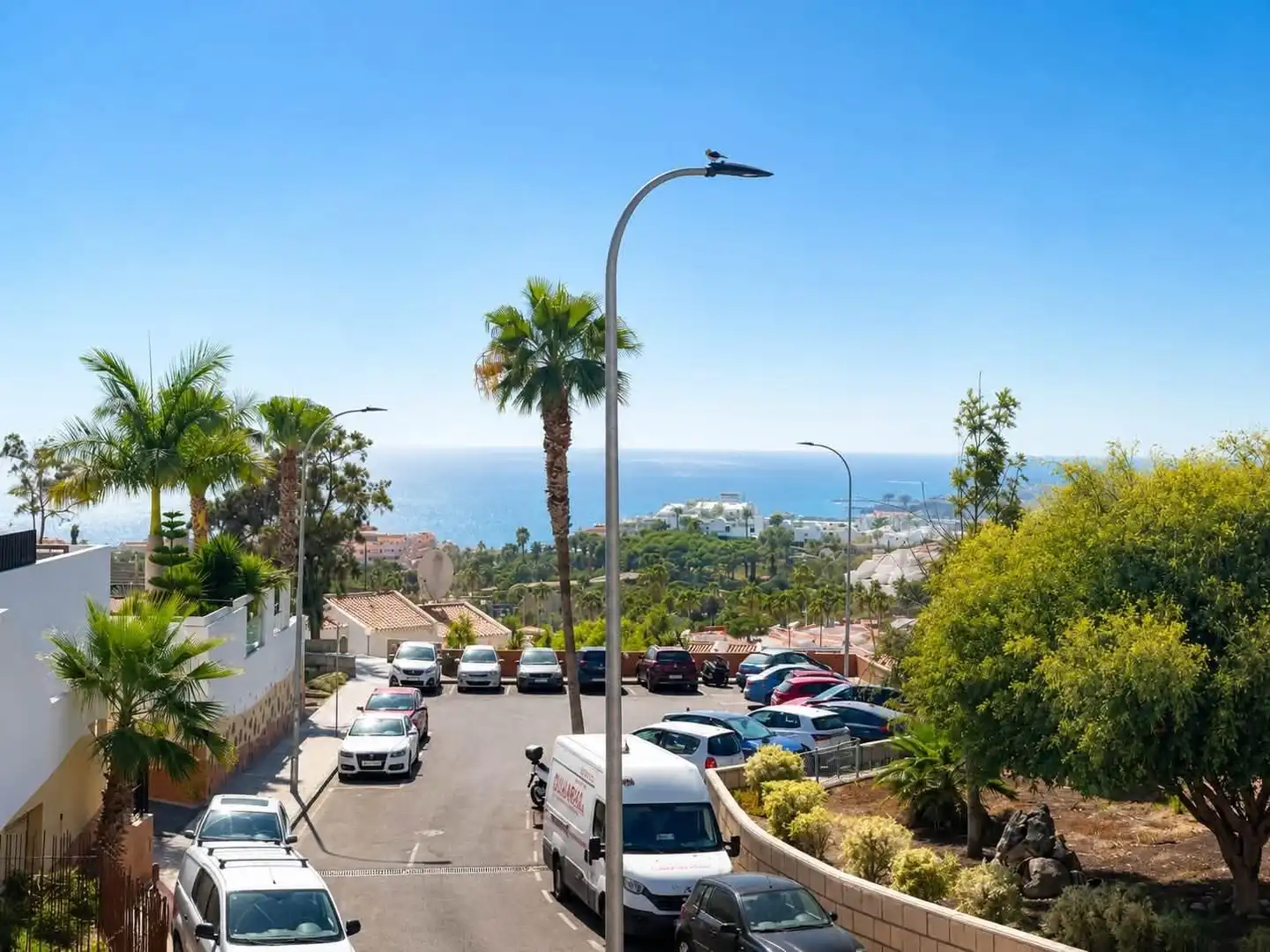Vista exterior de Estudi de lloguer en Adeje amb Terrassa i Moblat