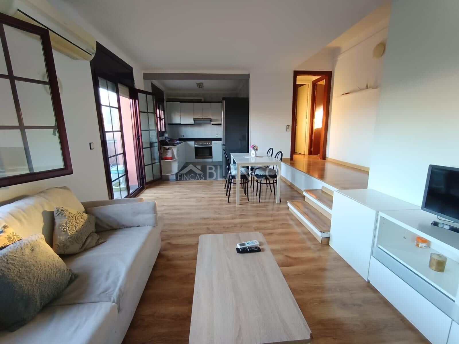 Living room of Flat for sale in Piera  with Parquet flooring and Terrace