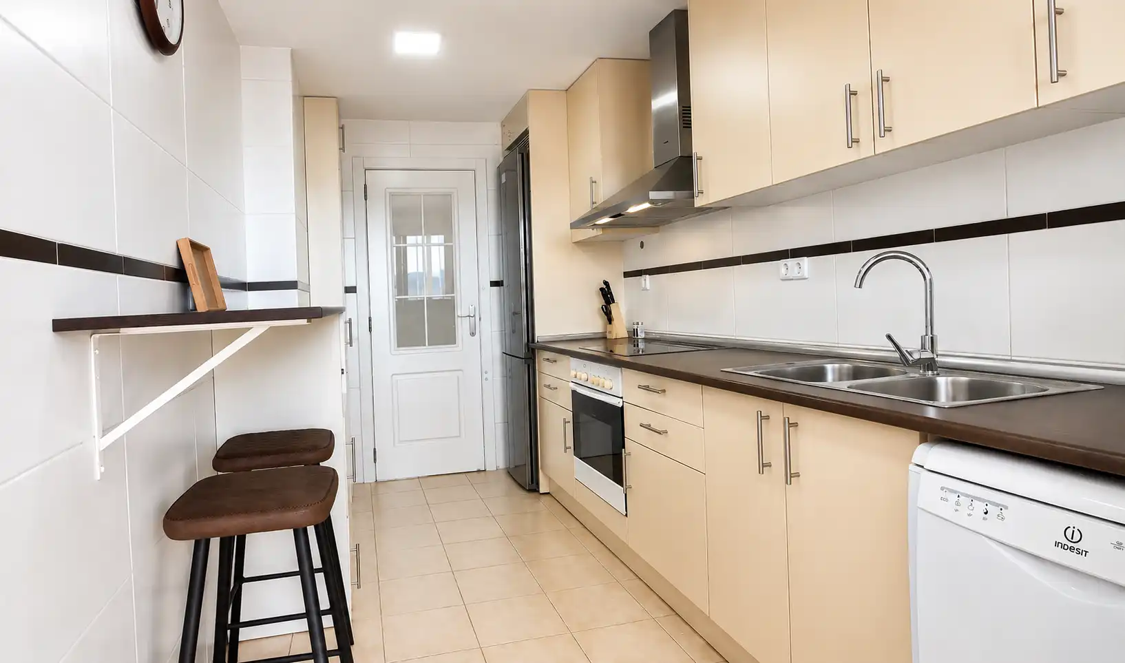 Cocina de Apartamento de alquiler en Mijas con Aire acondicionado, Calefacción y Terraza