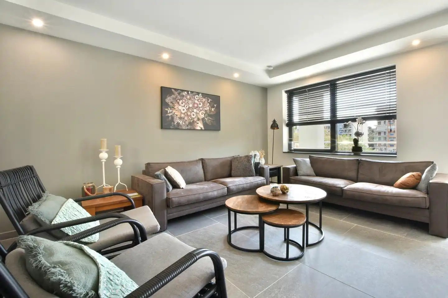 Sala de estar de Casa o chalet en venta en Calella con Aire acondicionado, Calefacción y Jardín privado