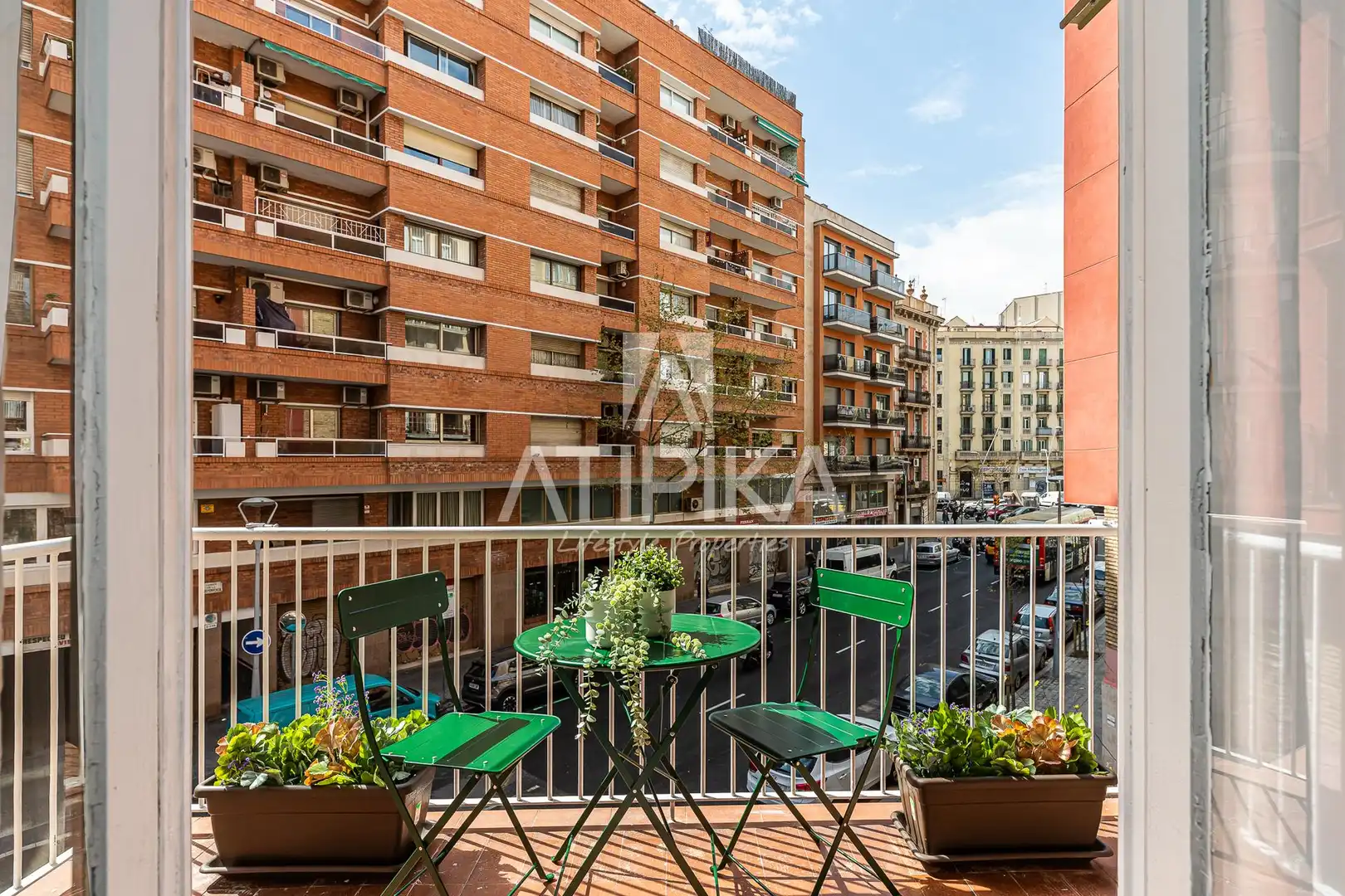 Terrace of Flat for rent in Barcelona  with Air Conditioner, Heating and Parquet flooring