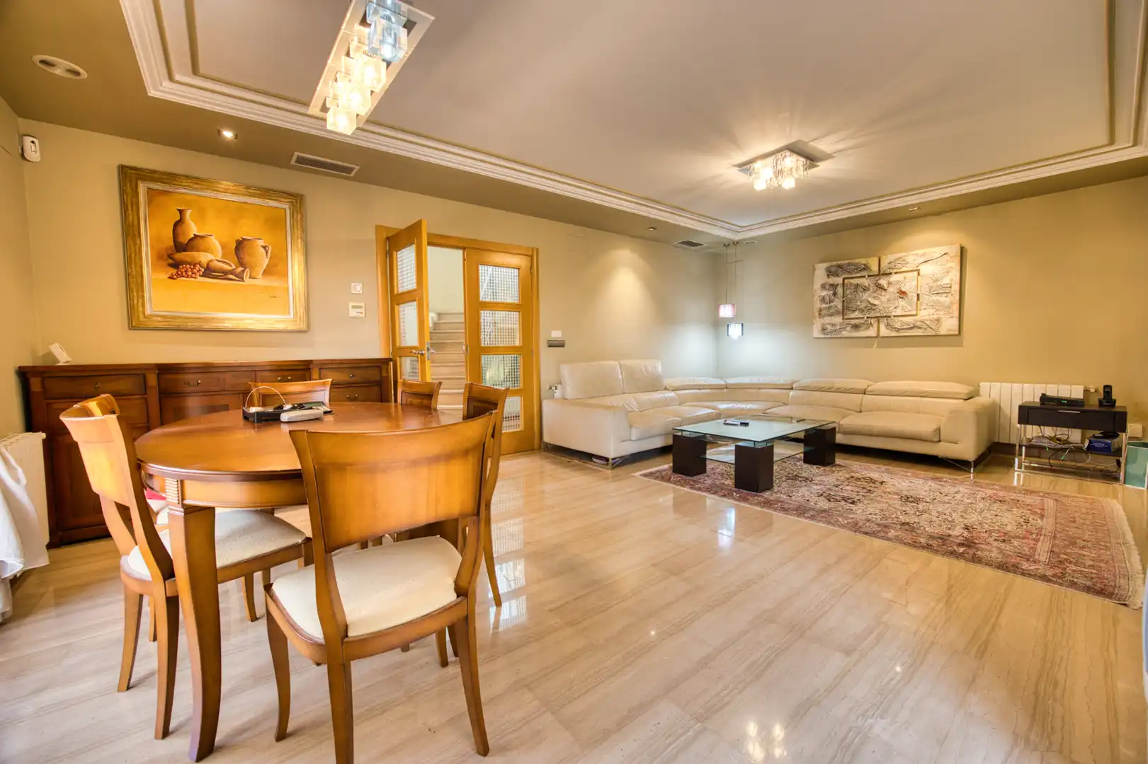 Wohnzimmer von Haus oder Chalet zum Verkauf in Elche / Elx mit Klimaanlage, Heizung und Privatgarten