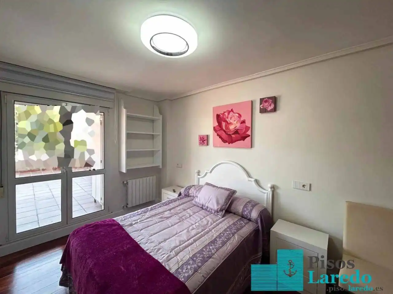 Bedroom of Flat for rent in Laredo  with Heating, Terrace and Furnished