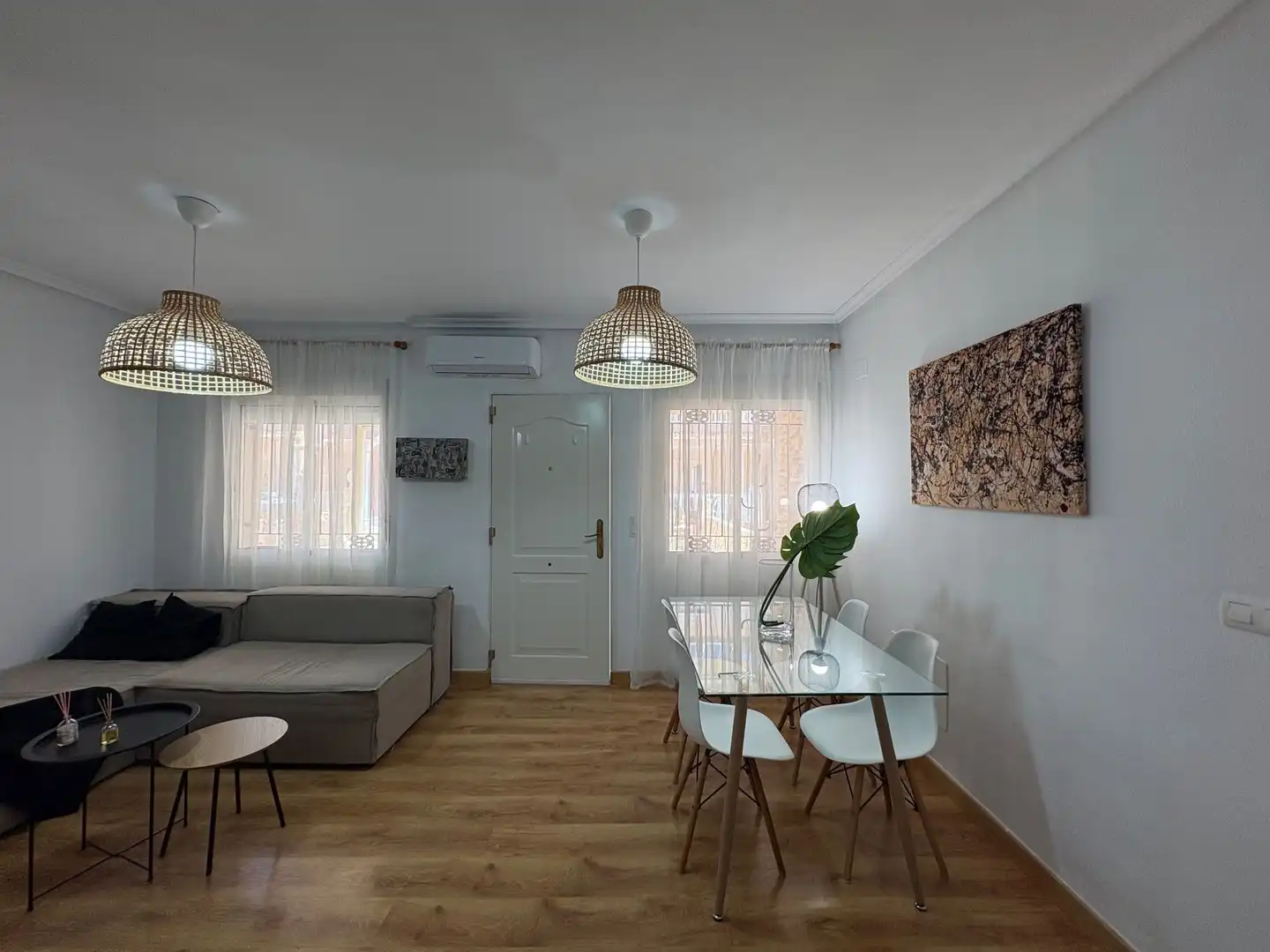 Living room of Detached homes for sale in Orihuela  with Air Conditioner, Heating and Terrace