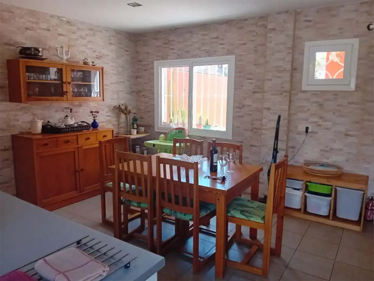 Dining room of Flat for rent in Espartinas  with Air Conditioner, Private garden and Swimming Pool