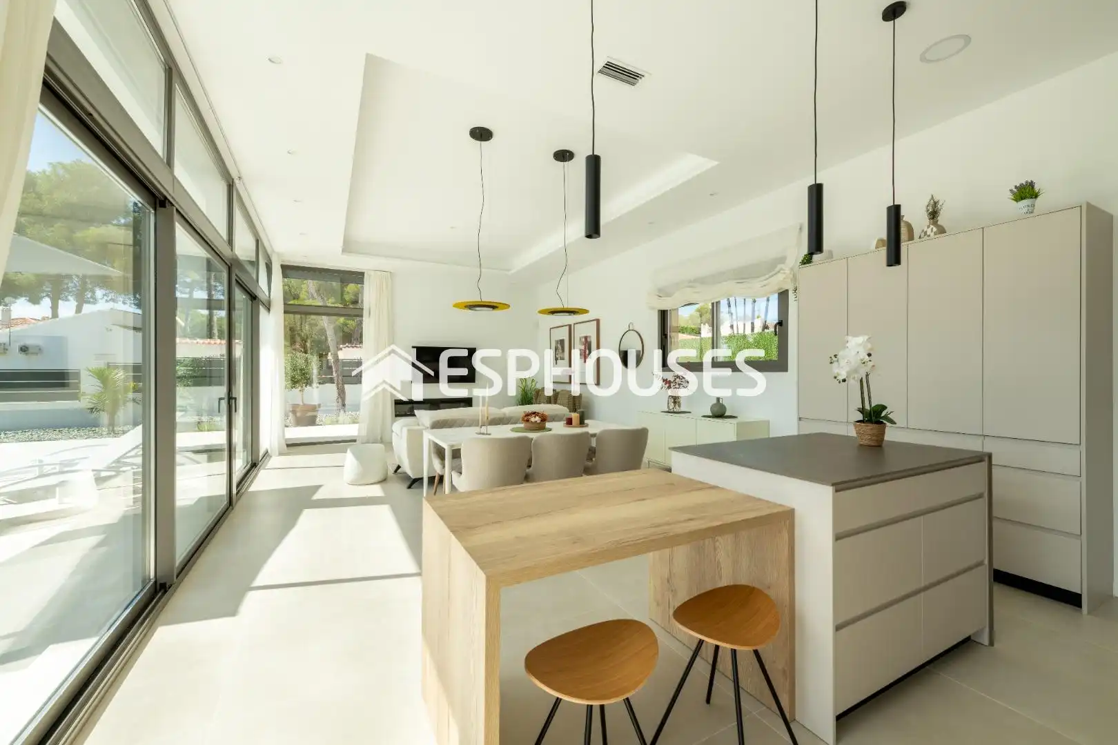Cocina de Casa o chalet en venta en Pilar de la Horadada con Terraza, Piscina y Balcón