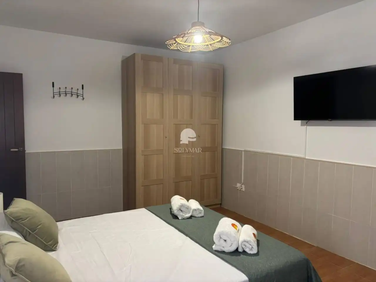 Schlafzimmer von Country house zur Miete in Vélez-Málaga mit Klimaanlage, Terrasse und Möbliert