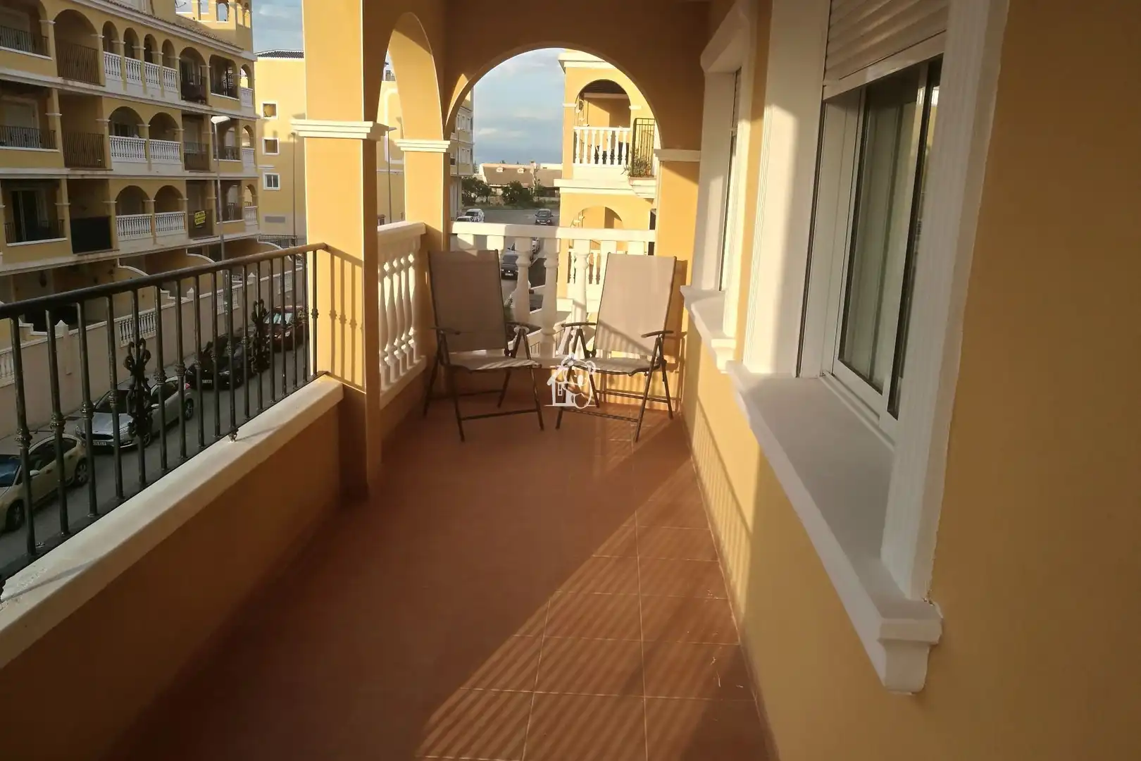 Terrasse von Wohnungen zur Miete in Algorfa mit Klimaanlage, Terrasse und Schwimmbad