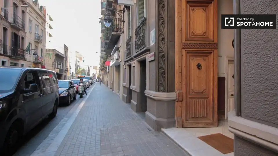 Vista exterior de Piso para compartir en Barcelona con Aire acondicionado, Calefacción y Amueblado