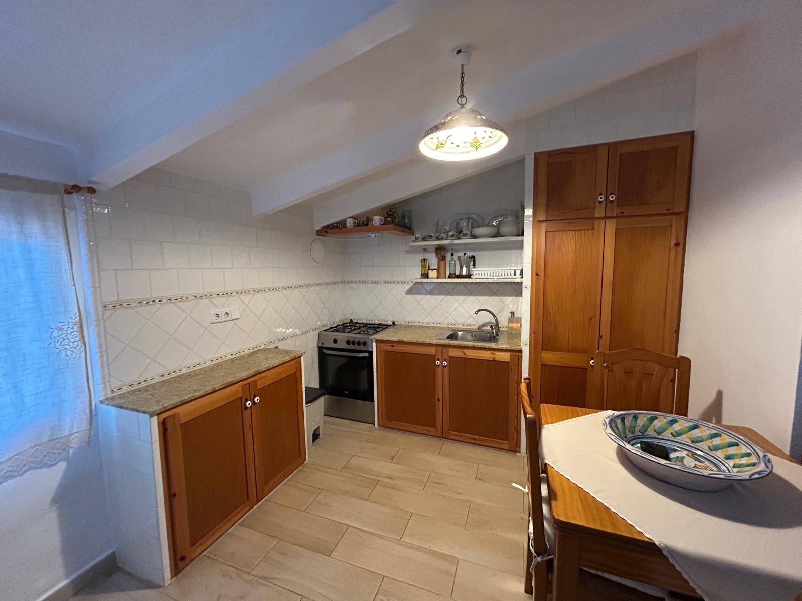 Küche von Country house zum verkauf in Sant Lluís mit Klimaanlage, Heizung und Privatgarten