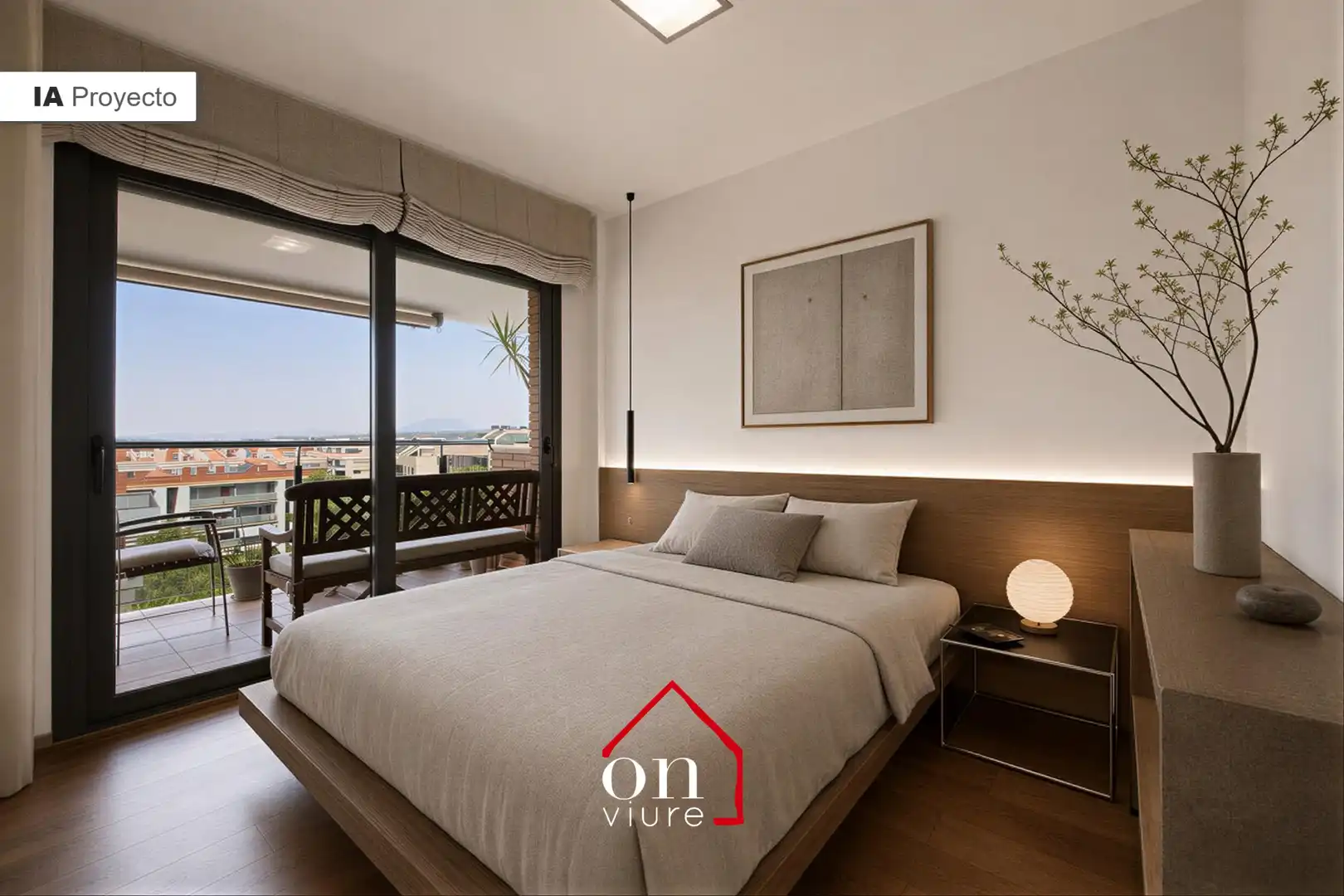 Bedroom of Attic for sale in Sant Cugat del Vallès  with Air Conditioner, Heating and Parquet flooring