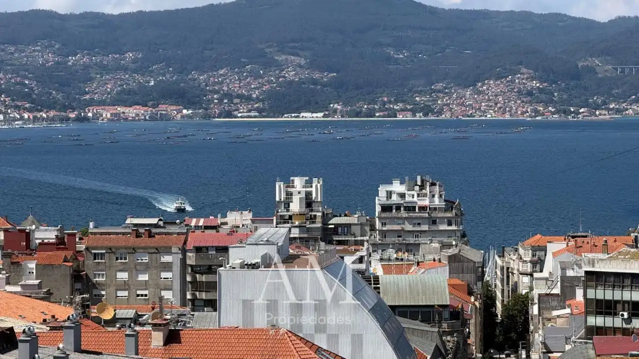 Vista exterior de Dúplex en venda en Vigo  amb Calefacció, Terrassa i Traster