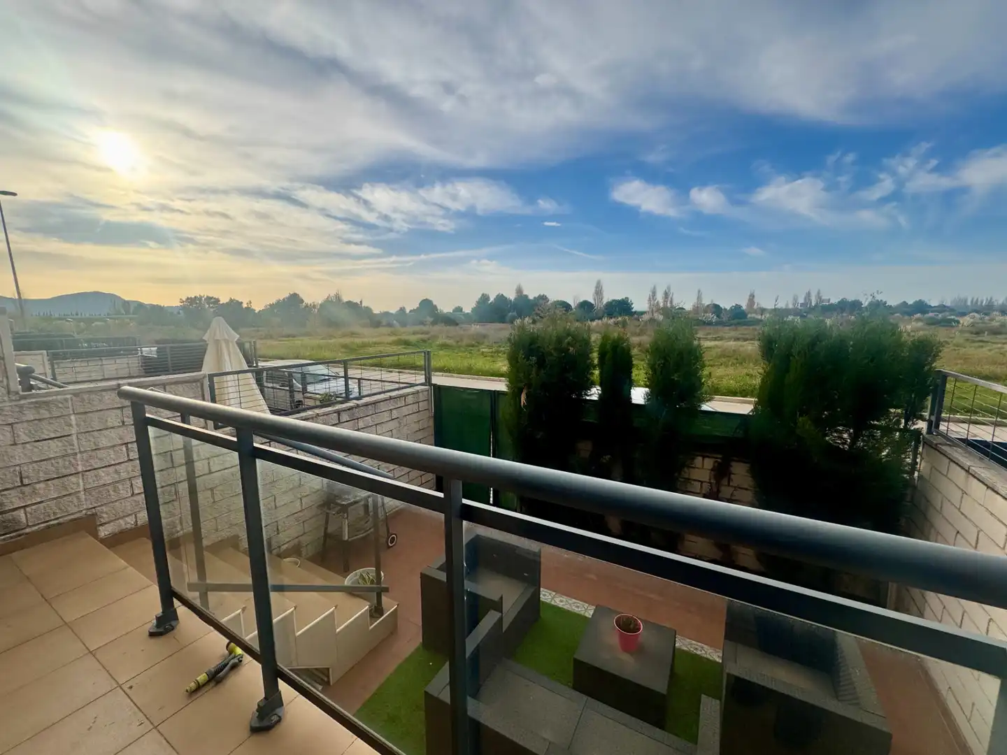 Terrace of Detached homes for sale in Sueca  with Air Conditioner, Terrace and Furnished