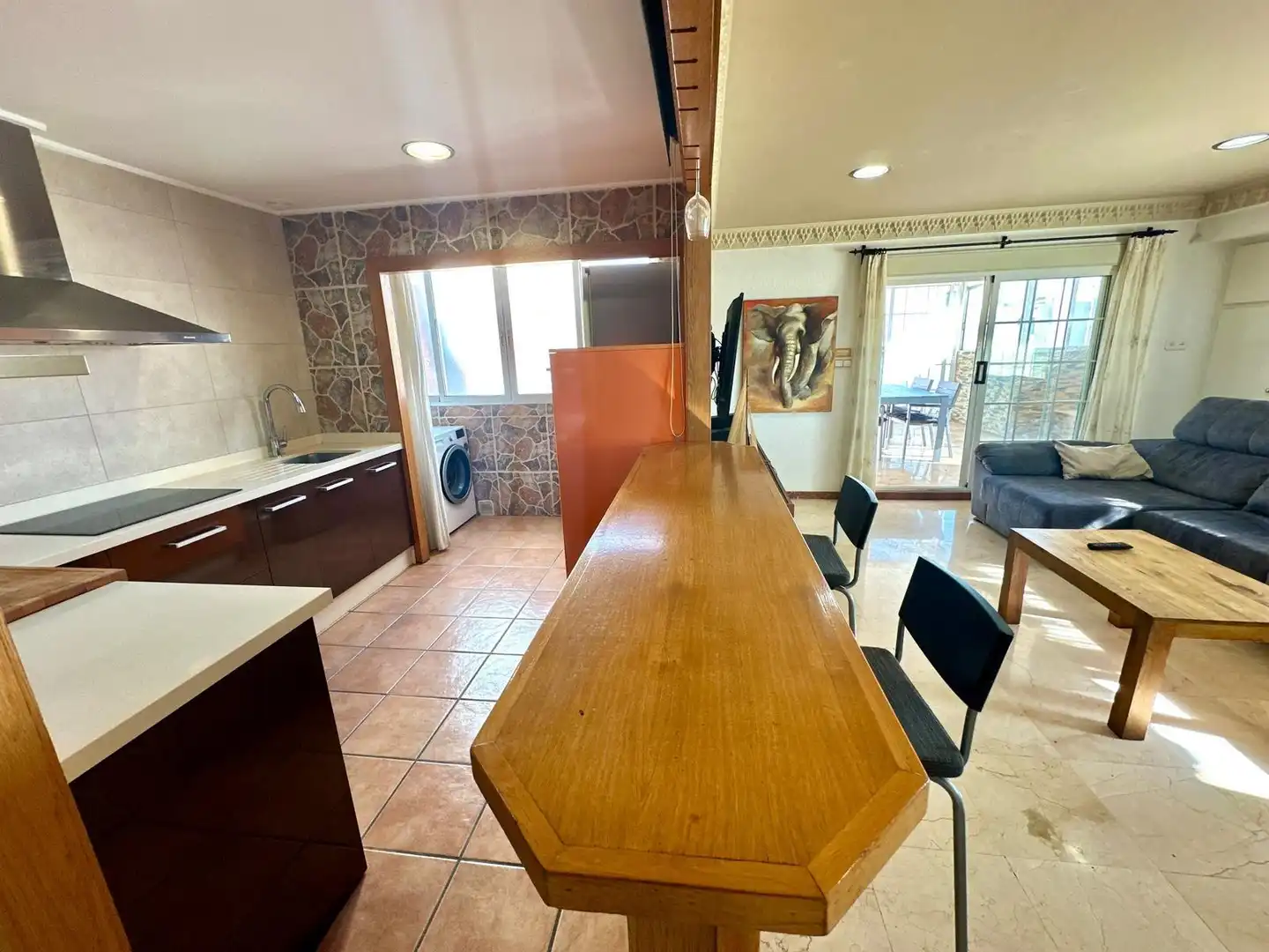 Cocina de Ático en venta en Elche / Elx con Terraza, Amueblado y Balcón