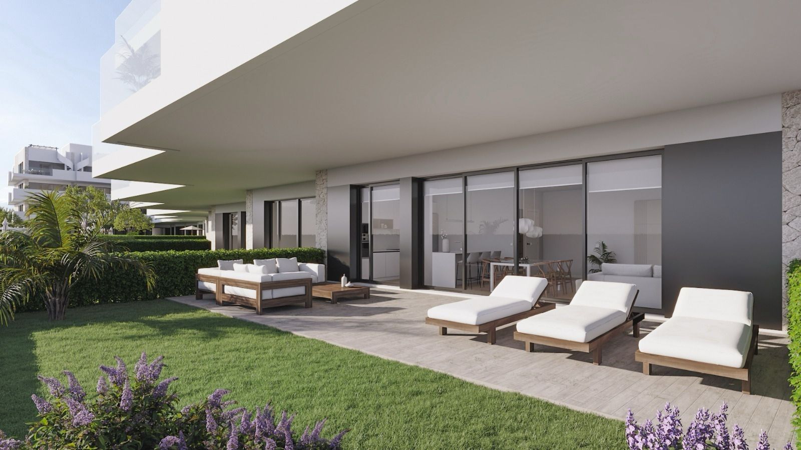 Terrassa de Planta baixa en venda en La Nucia amb Aire condicionat, Jardí privat i Terrassa