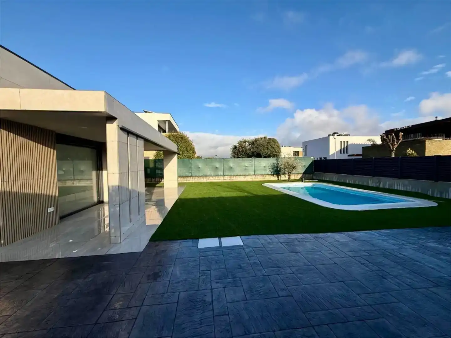 Piscina de Casa o xalet en venda en Gurb