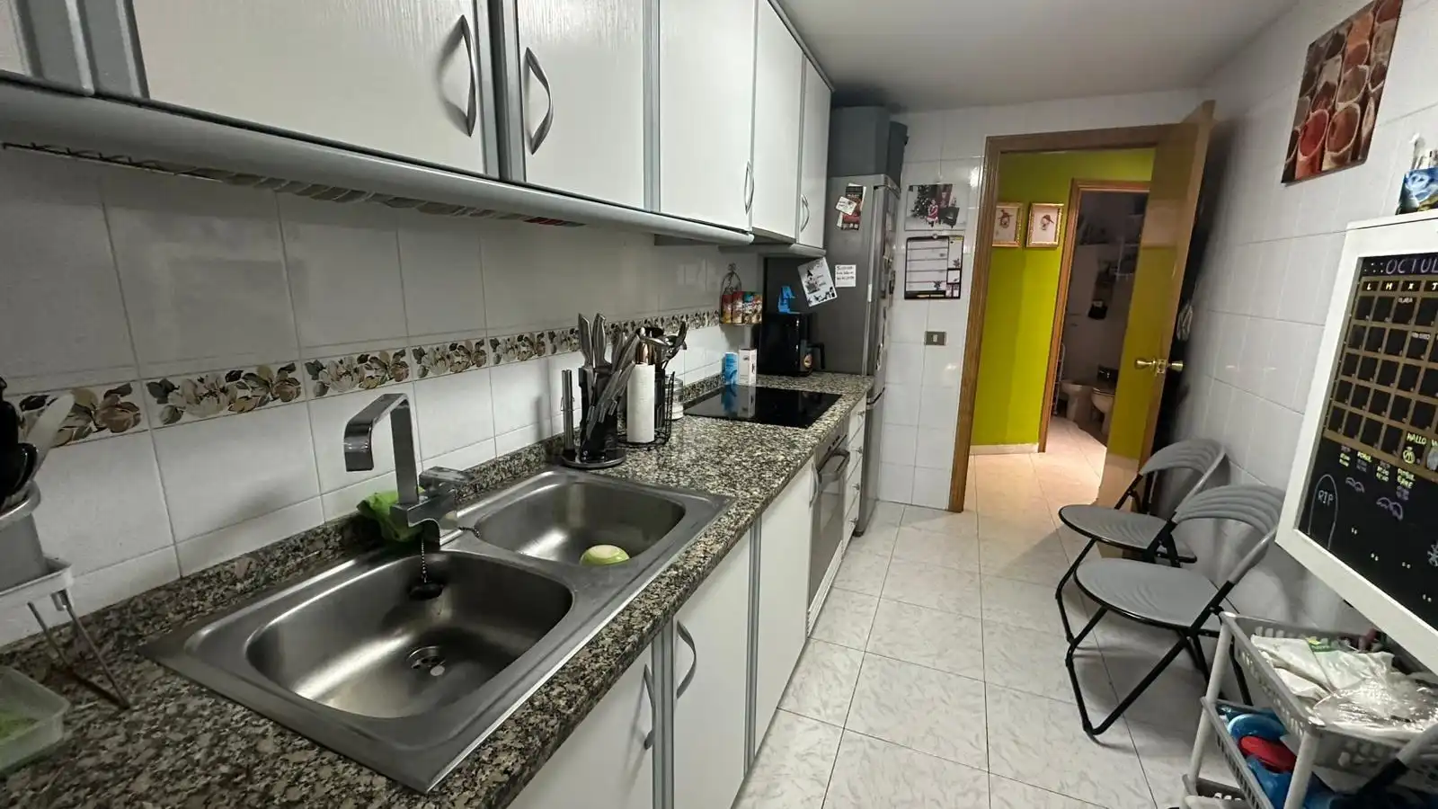 Küche von Wohnungen zum Verkauf in Castellón de la Plana / Castelló de la Plana mit Abstellraum, Möbliert und Balkon