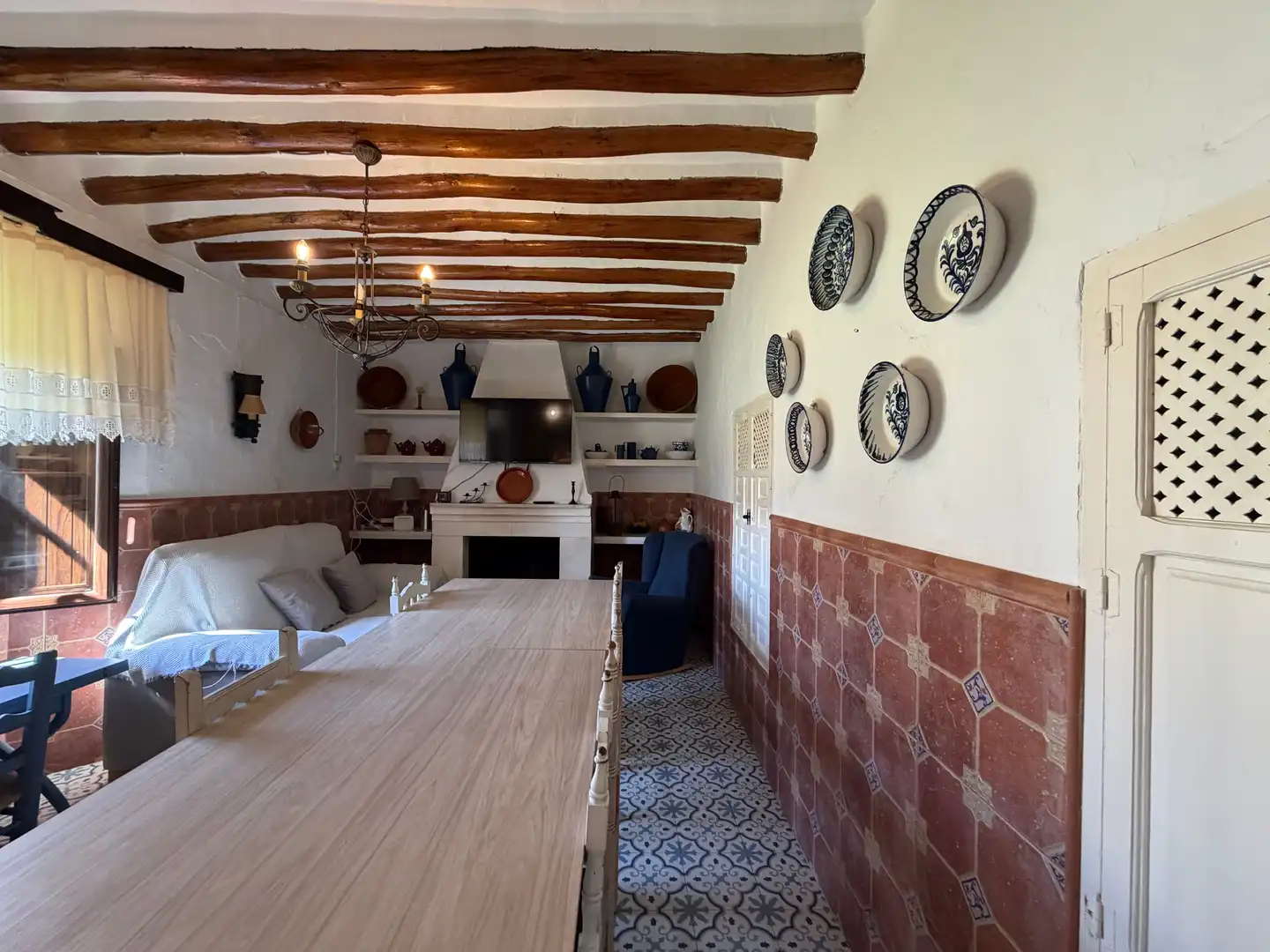 Cuina de Finca rústica en venda en Villanueva del Trabuco amb Jardí privat, Terrassa i Traster