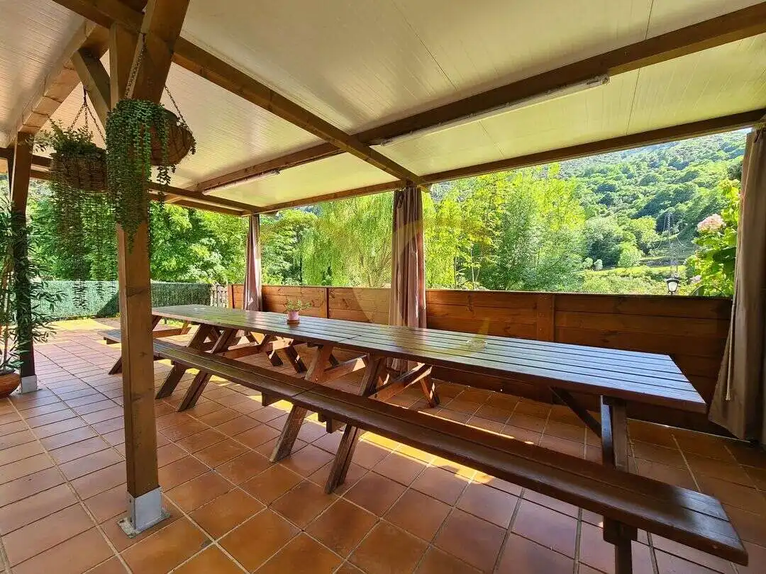 Terrassa de Casa o xalet en venda en Peñamellera Alta amb Calefacció, Jardí privat i Terrassa