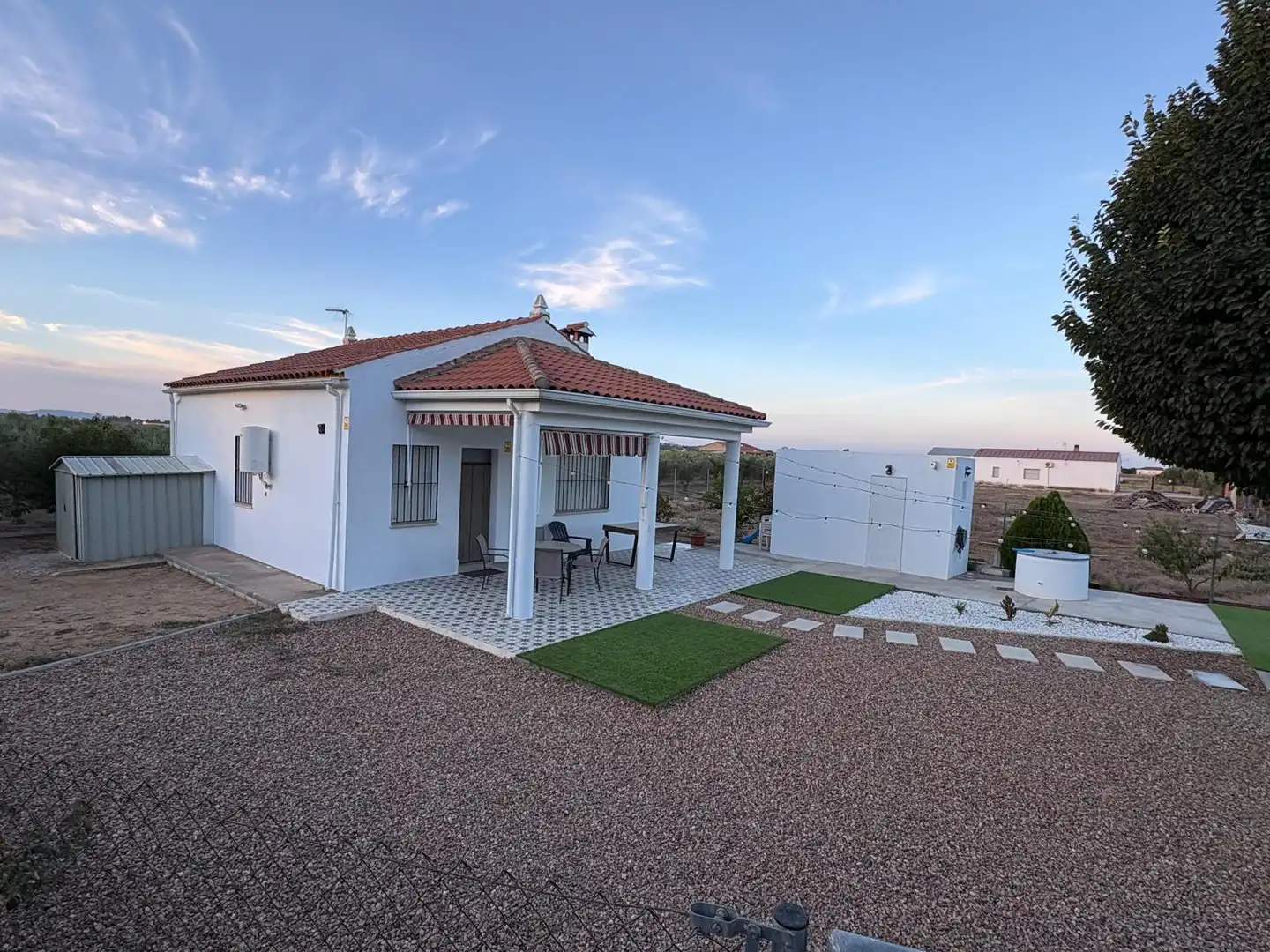Vista exterior de Casa o chalet en venta en Don Benito con Aire acondicionado y Piscina