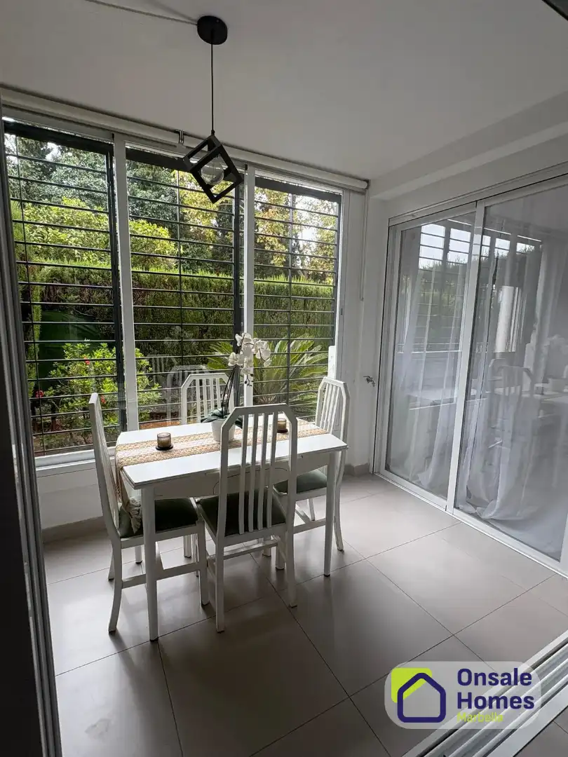 Balcony of Flat for sale in Marbella  with Air Conditioner, Terrace and Furnished