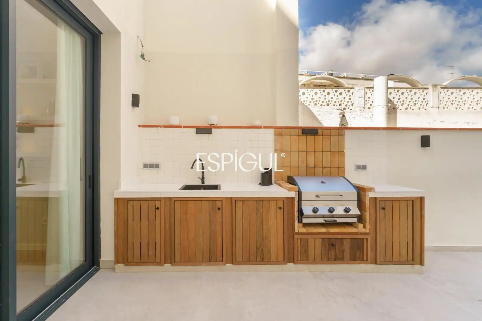 Cocina de Casa adosada en venta en Calella con Aire acondicionado, Calefacción y Parquet