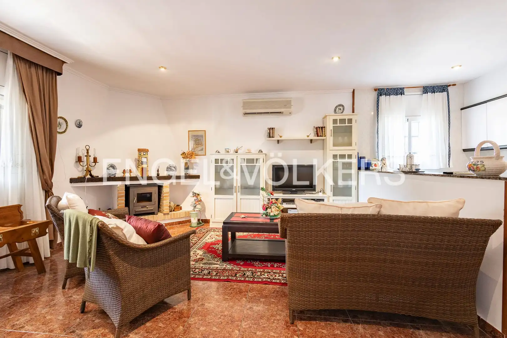 Sala d'estar de Casa o xalet en venda en El Vendrell amb Aire condicionat, Calefacció i Jardí privat